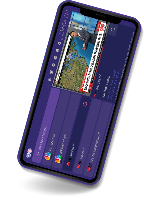 app iptv player mobile phone poppycorn tv